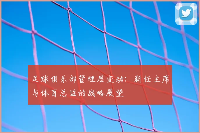 足球俱乐部管理层变动：新任主席与体育总监的战略展望